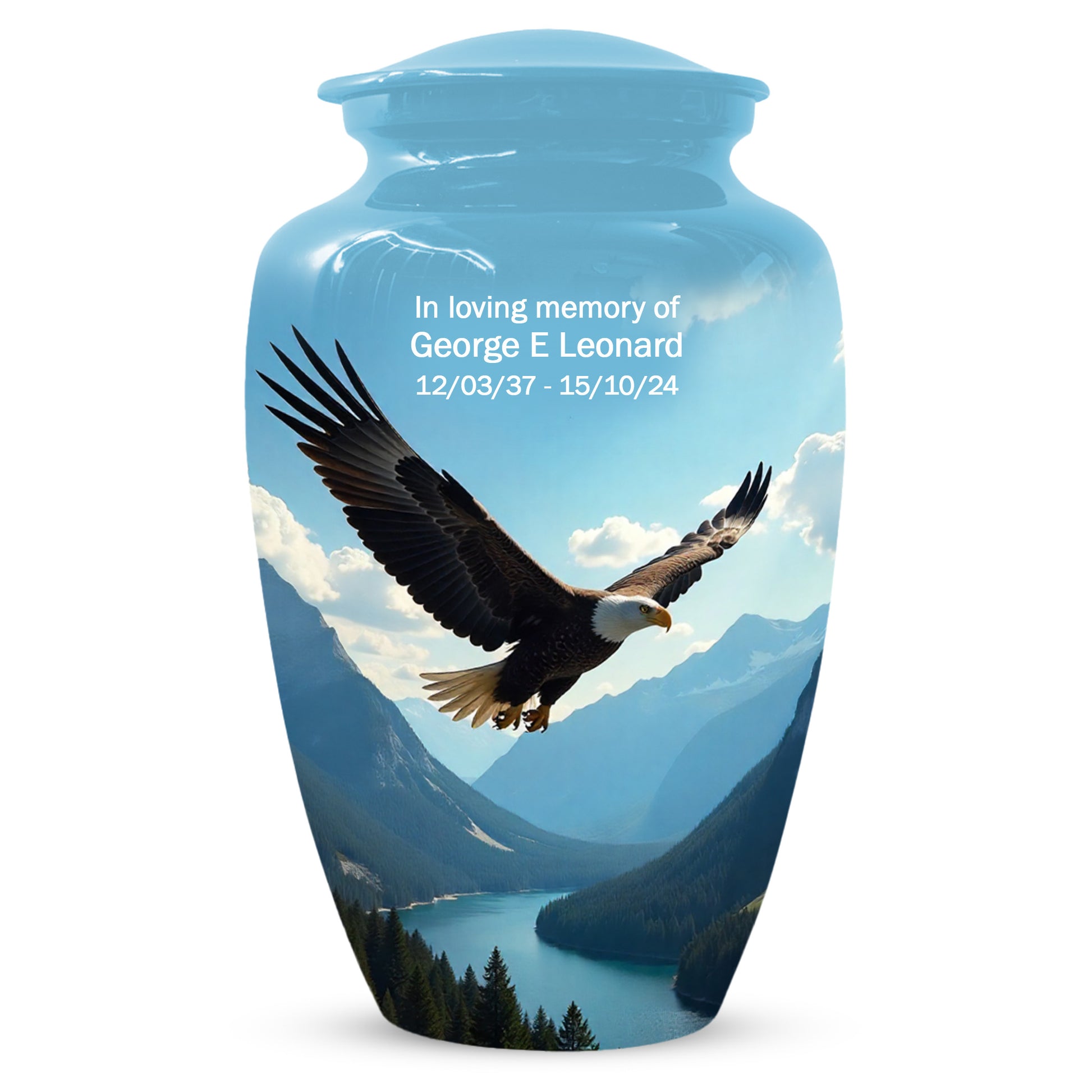 Flying Eagle Urn for Human Ashes | Majestic Eagle Adult Cremation Urn