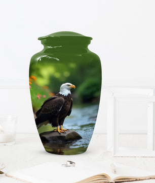 Eagle Urn for Human Ashes | Majestic Eagle Adult Cremation Urn | Memorial Funeral Urn
