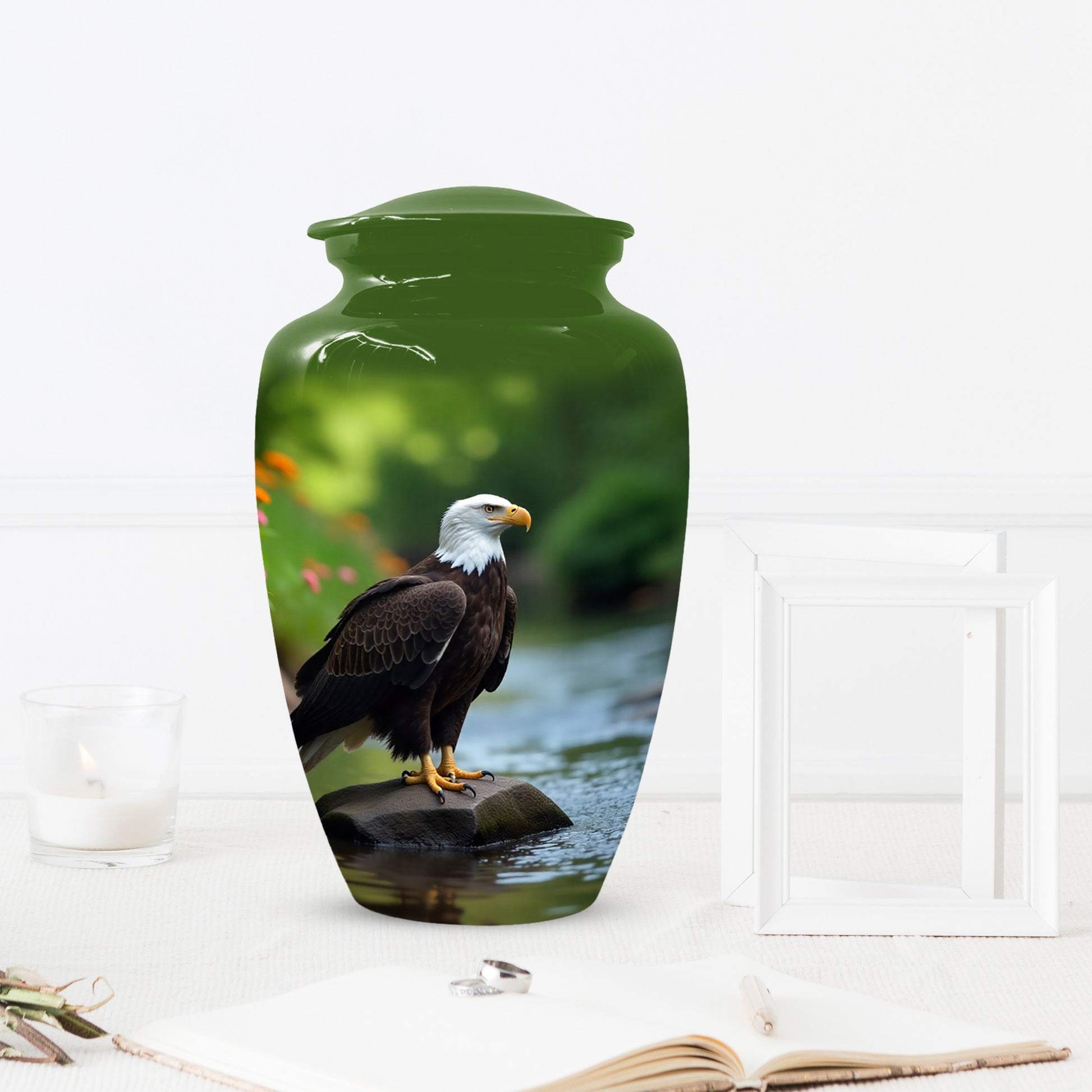 Eagle Urn for Human Ashes | Majestic Eagle Adult Cremation Urn | Memorial Funeral Urn
