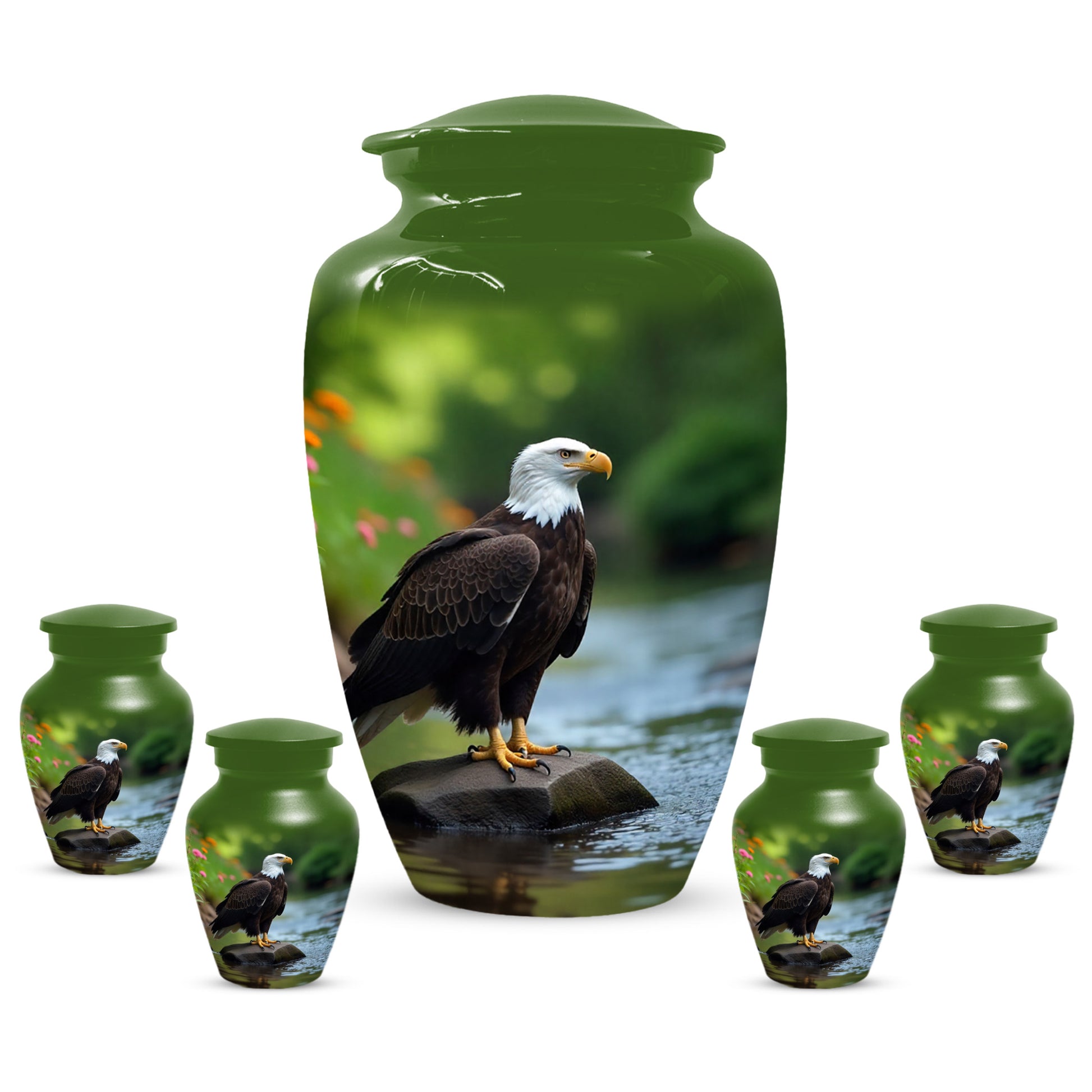 Eagle Urn for Human Ashes | Majestic Eagle Adult Cremation Urn | Memorial Funeral Urn