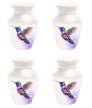 Personalized Hummingbird Cremation Urn for Human Ashes