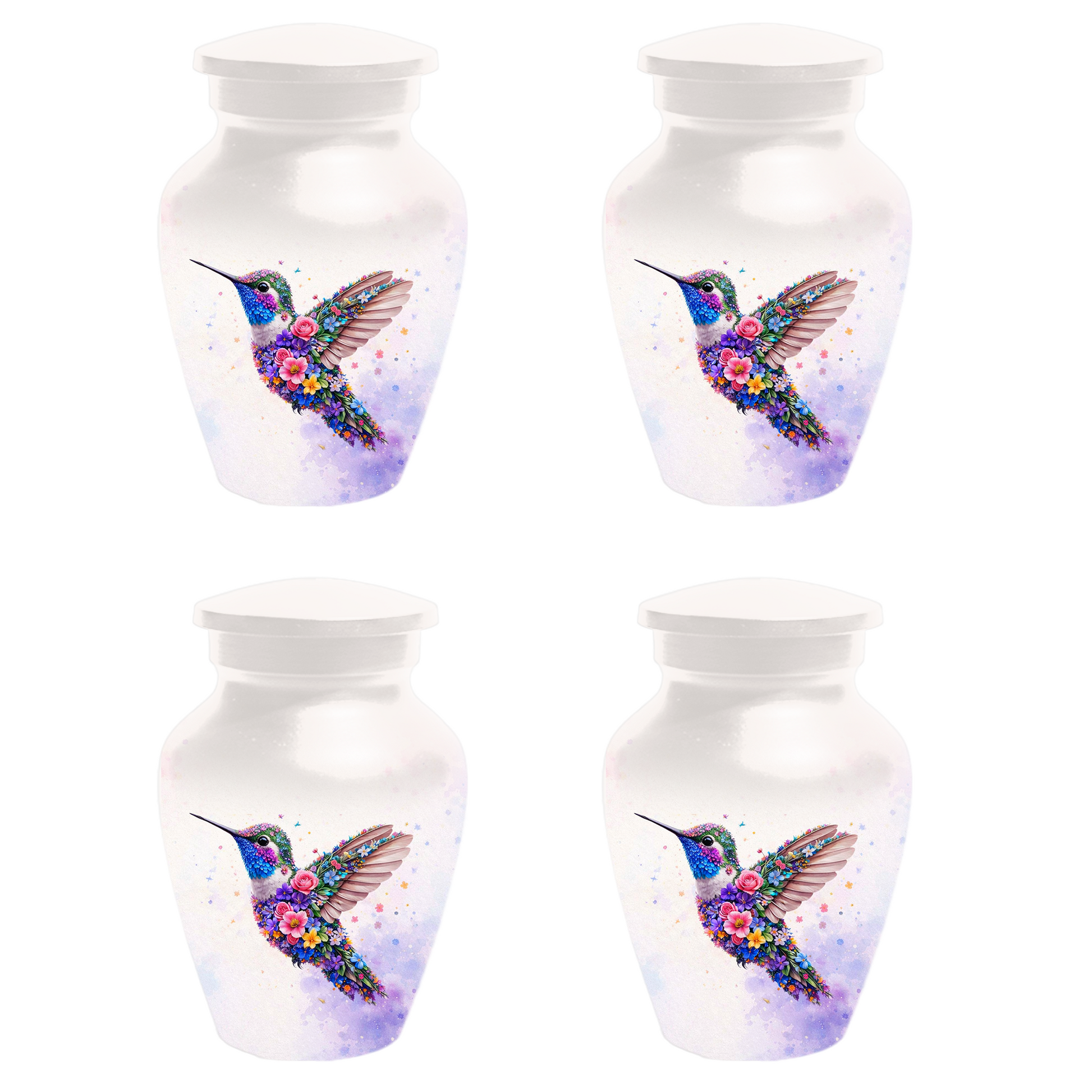 Personalized Hummingbird Cremation Urn for Human Ashes