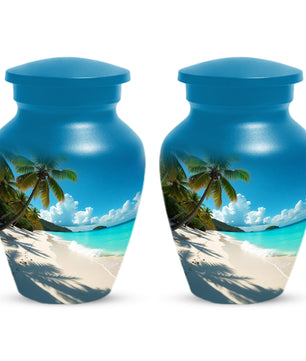 Beach Urn for Mom – Memorial Large Urn for Mom, Beautiful Urns for Women