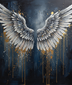 Gold Angel Wing Urn for Adult Ashes | Elegant Adult Cremation Urn & Memorial