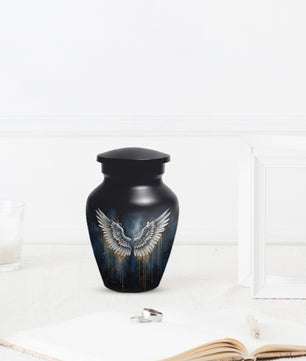 Gold Angel Wing Urn for Adult Ashes | Elegant Adult Cremation Urn & Memorial