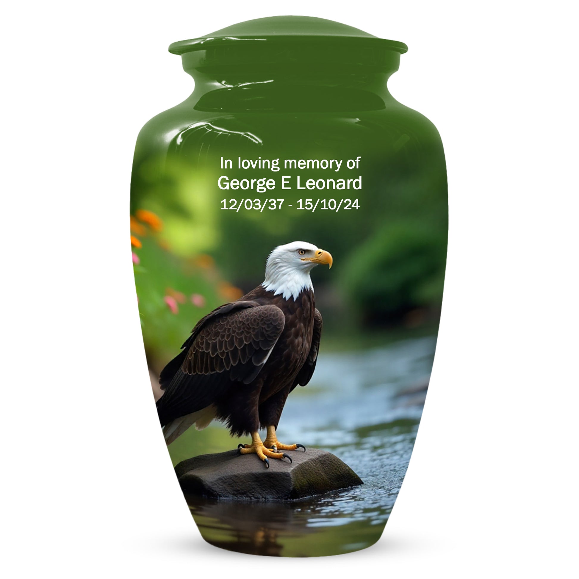 Eagle Urn for Human Ashes | Majestic Eagle Adult Cremation Urn | Memorial Funeral Urn