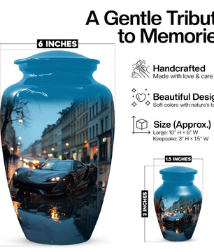 Classic Car Urns for Dad – Personalized Keepsake  Urn for Adult Male