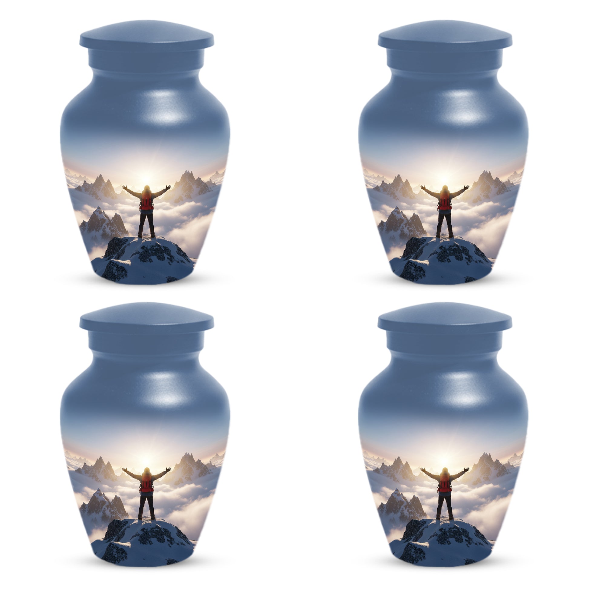 Mountain Adventure Adult Urn for Human Ashes | Personalized Adult Cremation Urn