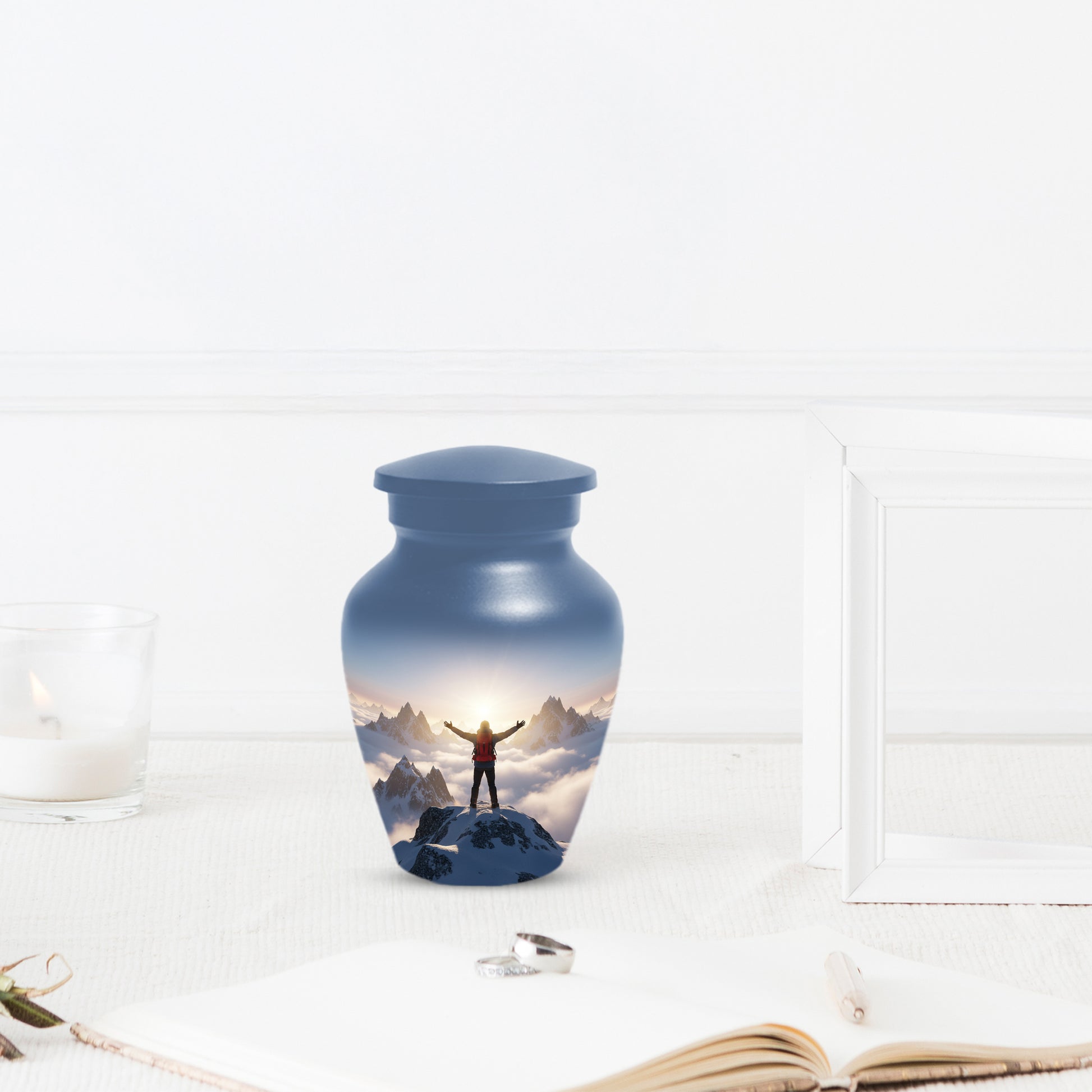 Mountain Adventure Adult Urn for Human Ashes | Personalized Adult Cremation Urn