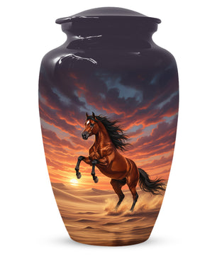 Horse Urn for Adult Ashes | Beautiful Horse-Themed Adult Cremation Urn