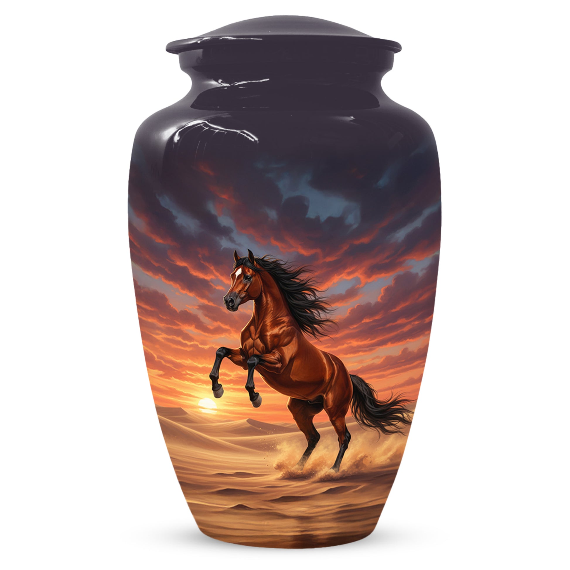 Horse Urn for Adult Ashes | Beautiful Horse-Themed Adult Cremation Urn