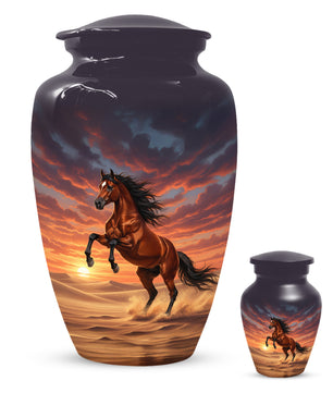 Horse Urn for Adult Ashes | Beautiful Horse-Themed Adult Cremation Urn