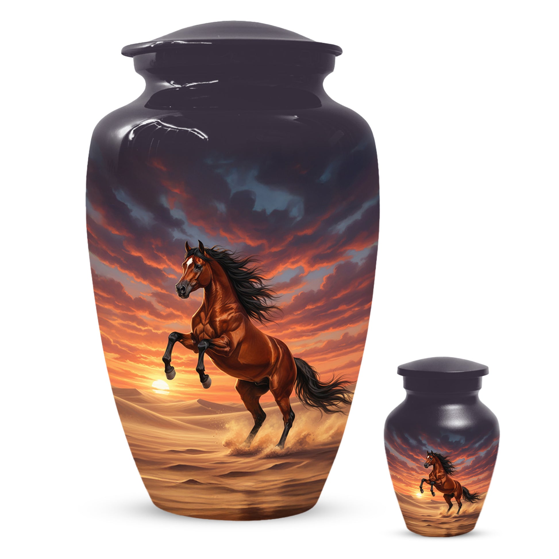 Horse Urn for Adult Ashes | Beautiful Horse-Themed Adult Cremation Urn