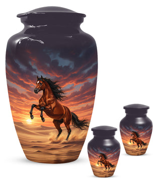 Horse Urn for Adult Ashes | Beautiful Horse-Themed Adult Cremation Urn