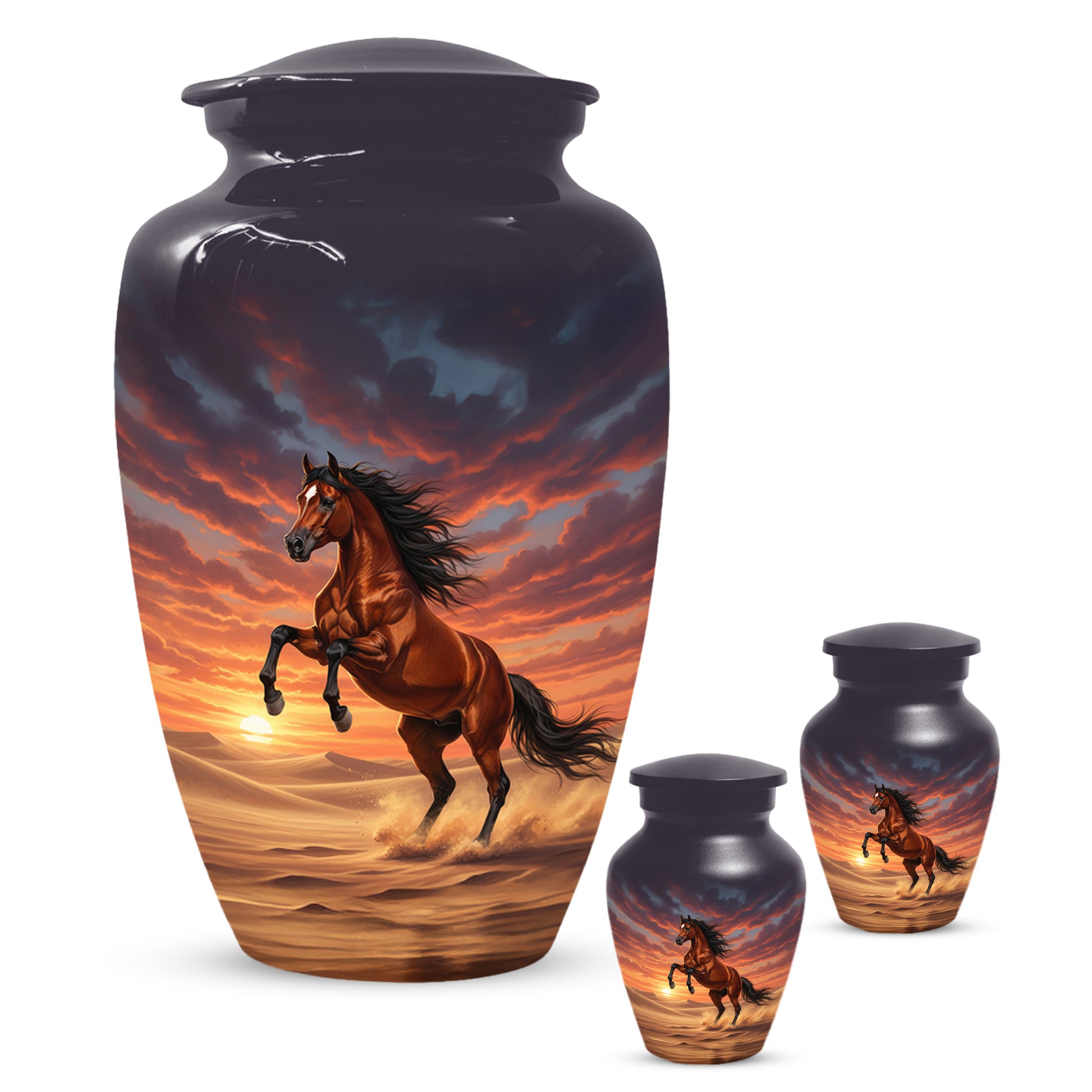 Horse Urn for Adult Ashes | Beautiful Horse-Themed Adult Cremation Urn