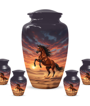 Horse Urn for Adult Ashes | Beautiful Horse-Themed Adult Cremation Urn