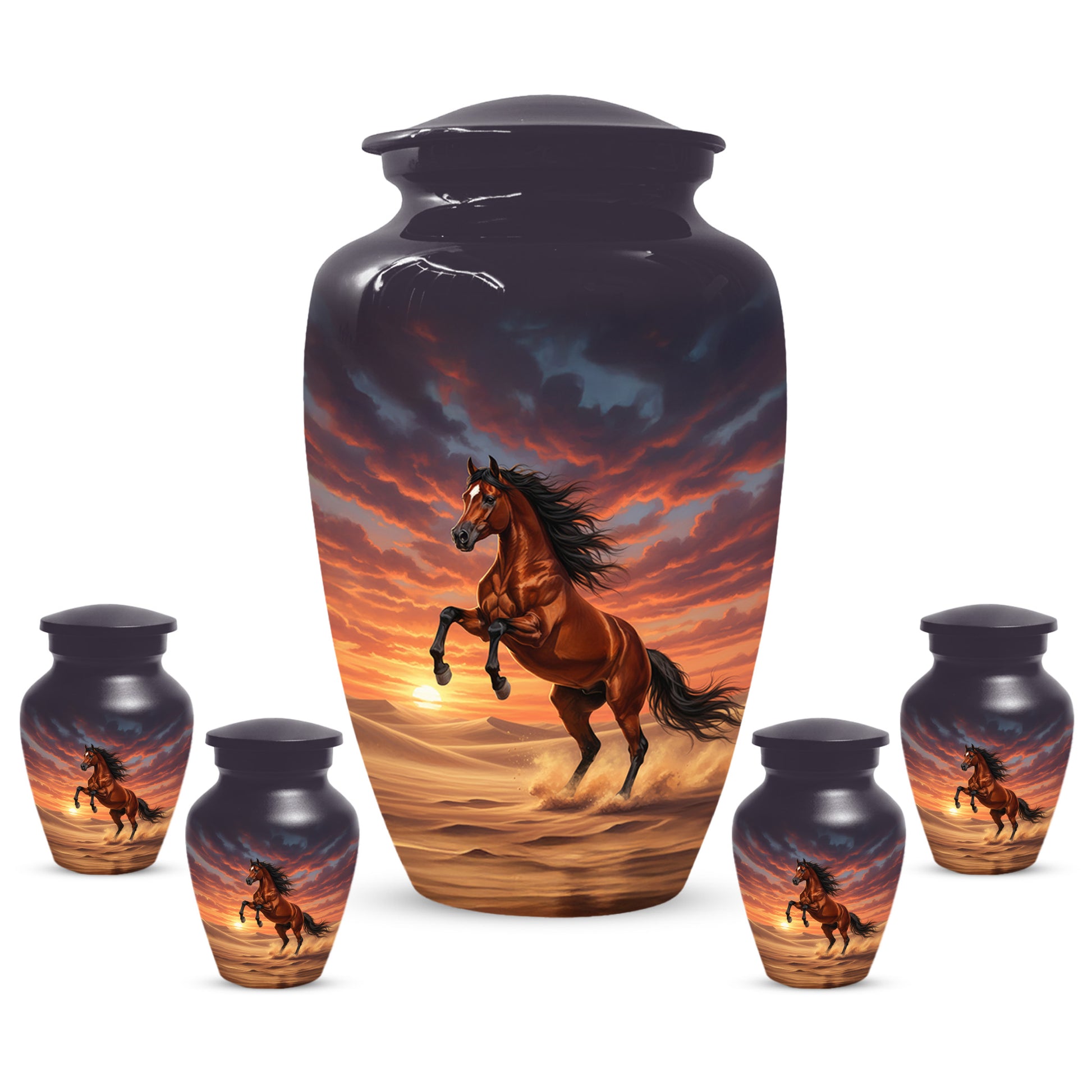 Horse Urn for Adult Ashes | Beautiful Horse-Themed Adult Cremation Urn