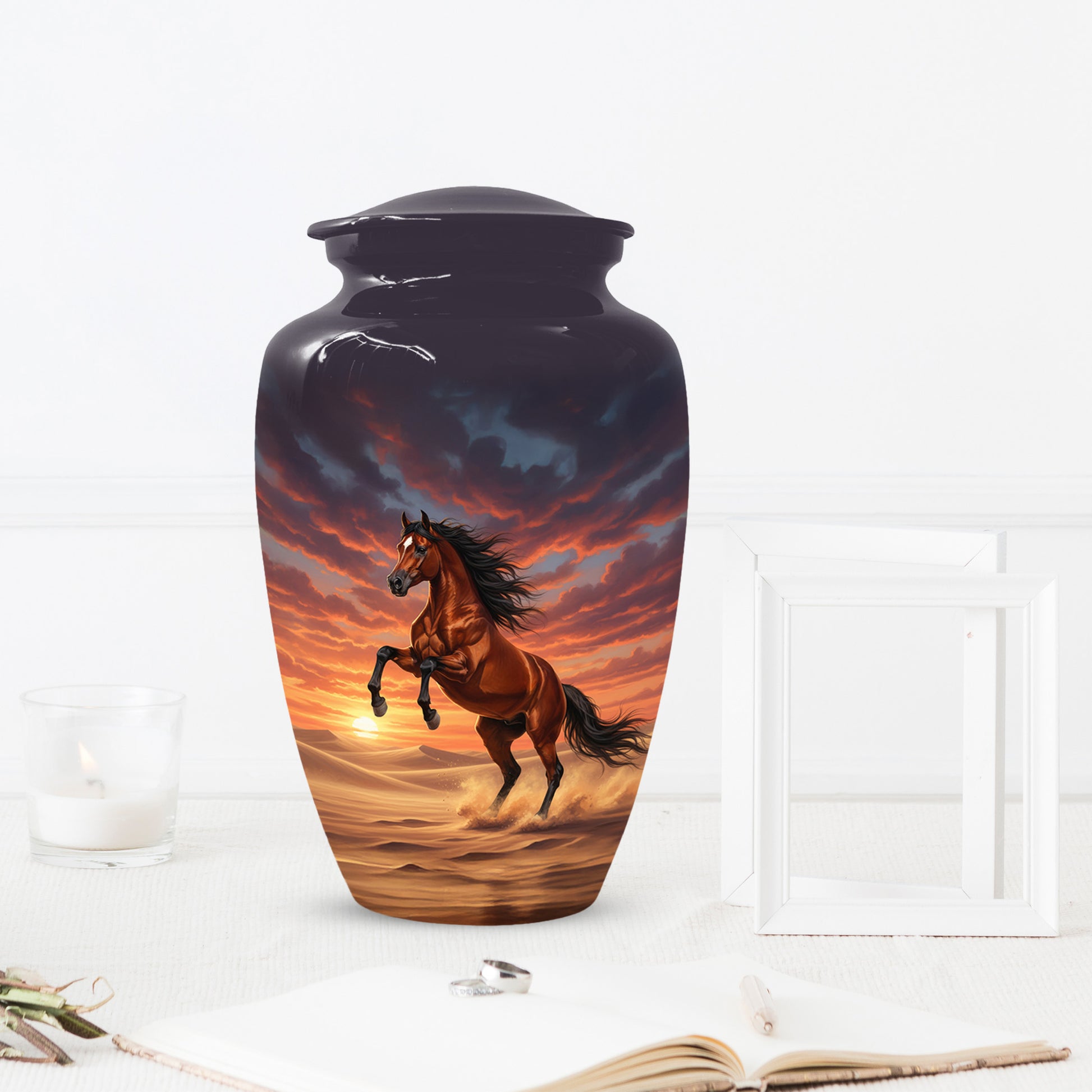 Horse Urn for Adult Ashes | Beautiful Horse-Themed Adult Cremation Urn