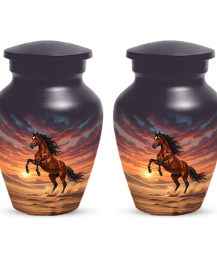 Horse Urn for Adult Ashes | Beautiful Horse-Themed Adult Cremation Urn