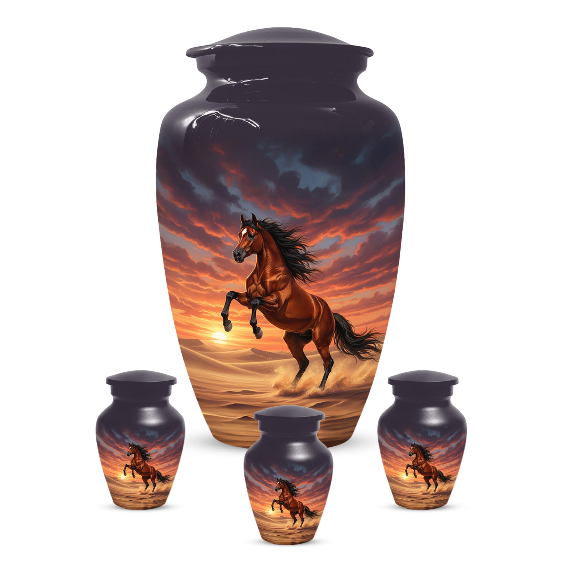 Horse Urn for Adult Ashes | Beautiful Horse-Themed Adult Cremation Urn