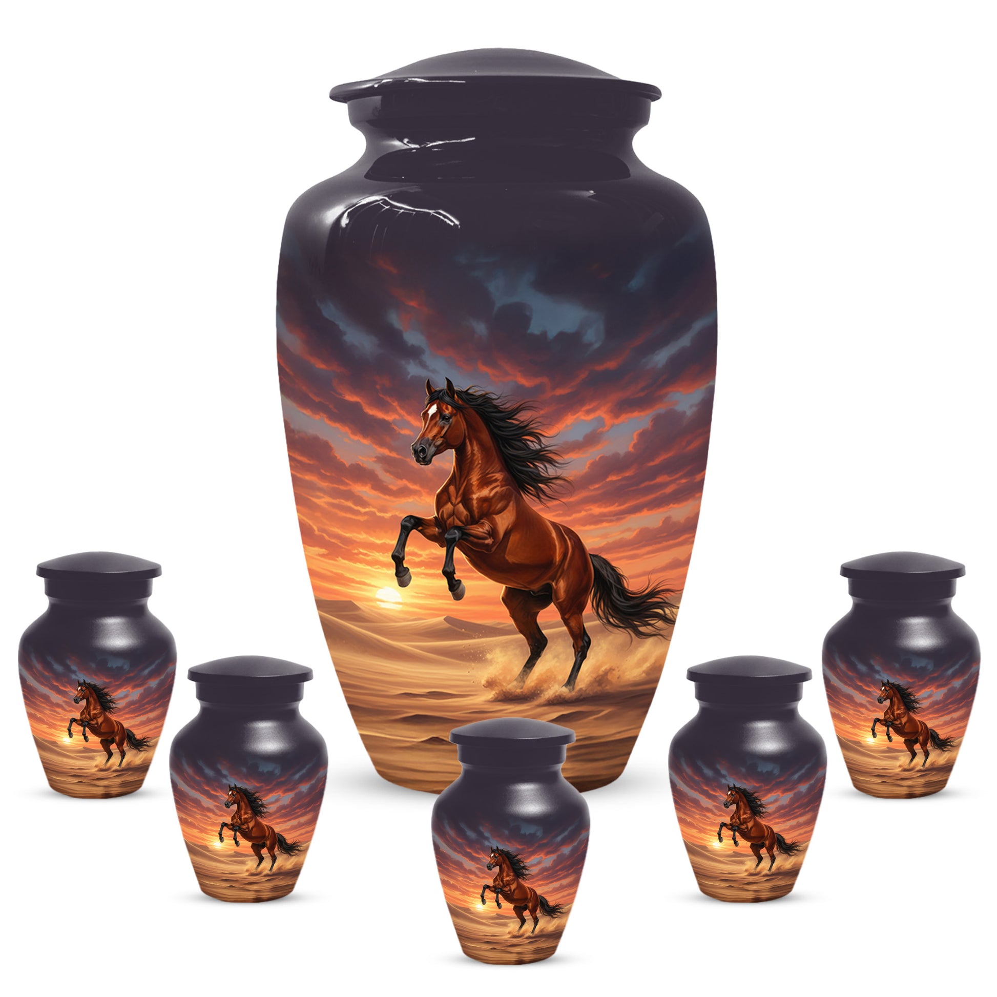 Horse Urn for Adult Ashes | Beautiful Horse-Themed Adult Cremation Urn