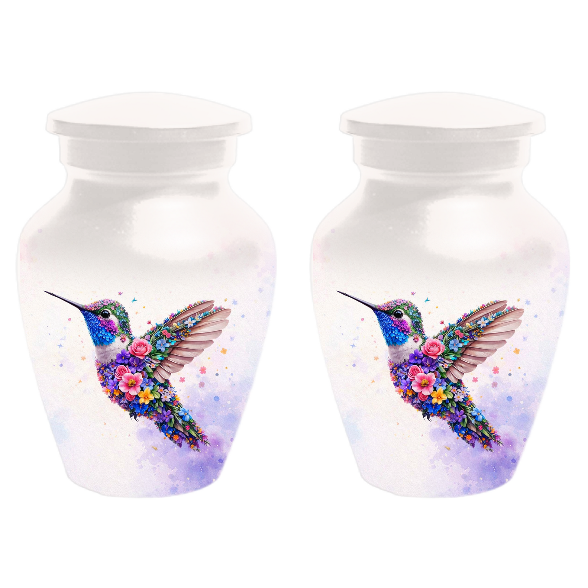 Personalized Hummingbird Cremation Urn for Human Ashes