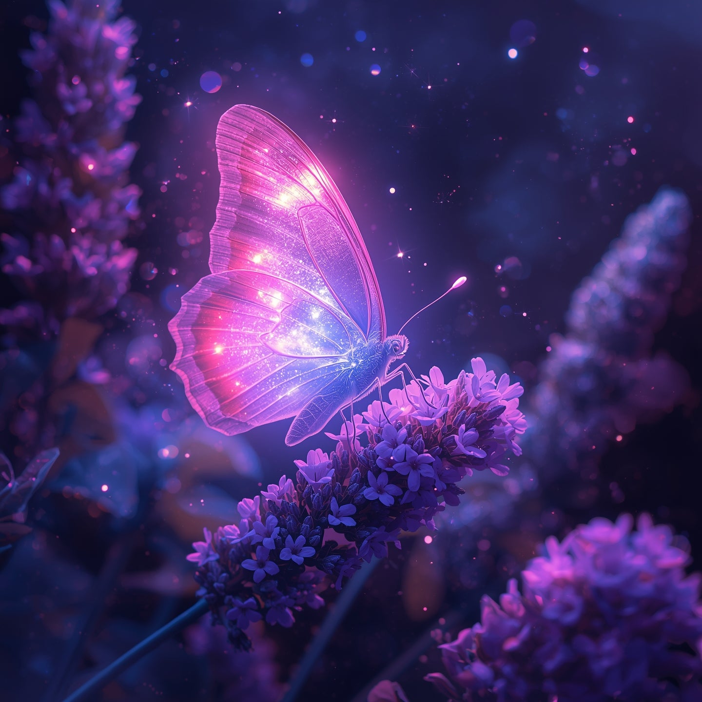 Purple Butterfly Urn for Human Ashes | Elegant Purple Butterfly Cremation Urn for Adult Ashes