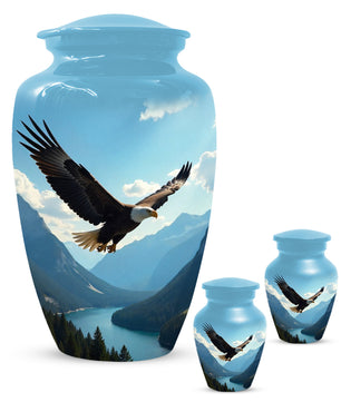 Flying Eagle Urn for Human Ashes | Majestic Eagle Adult Cremation Urn