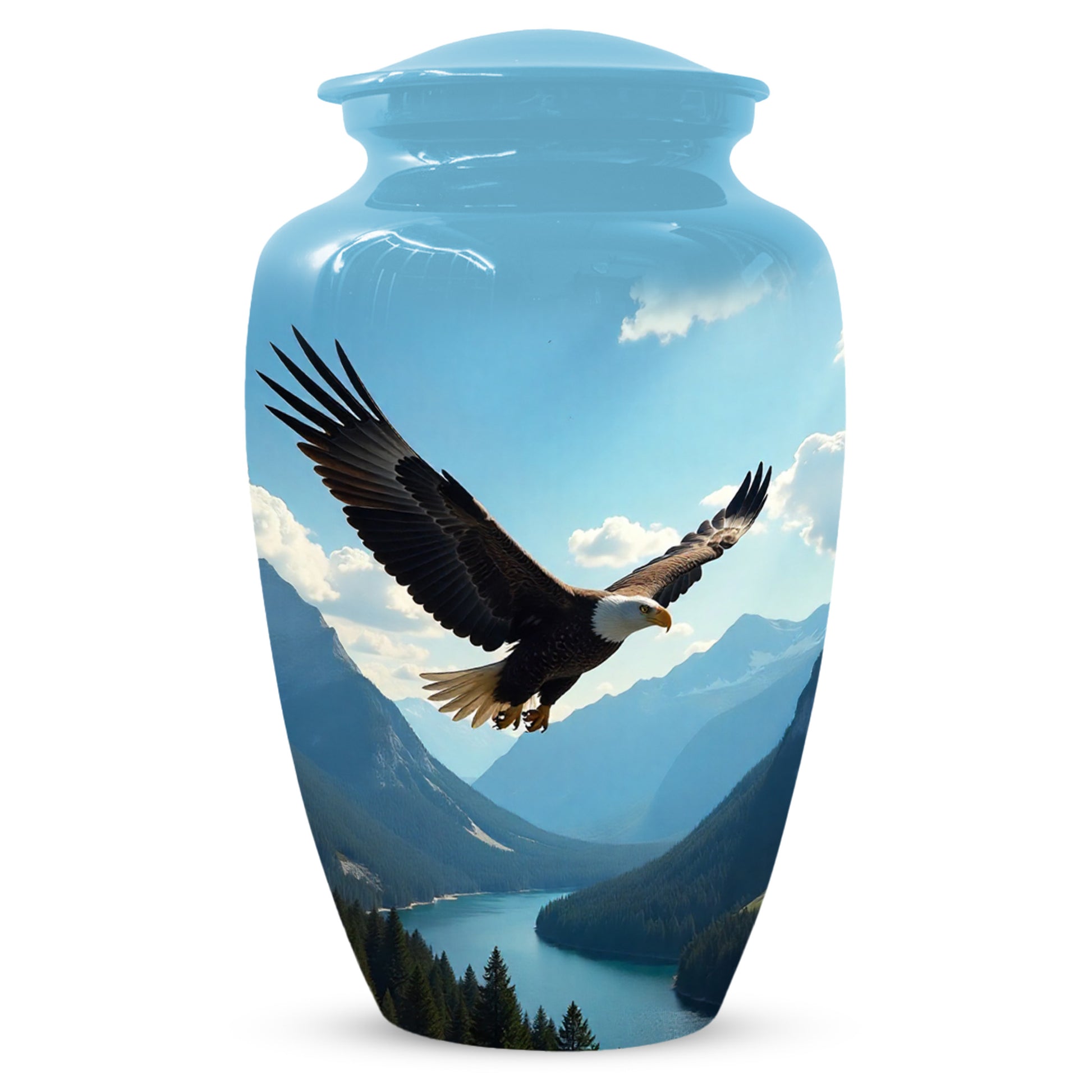 Flying Eagle Urn for Human Ashes | Majestic Eagle Adult Cremation Urn