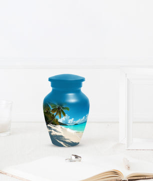 Beach Urn for Mom – Memorial Large Urn for Mom, Beautiful Urns for Women