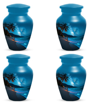 Tropical Beach Urn for Mom – Personalized Urn for Mom| Beautiful Cremation Urns for Women