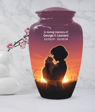 Cat Urn for Mom & Women | Beautiful Cat Cremation Urn for Female Ashes