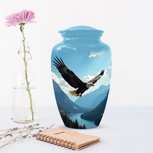 Flying Eagle Urn for Human Ashes | Majestic Eagle Adult Cremation Urn