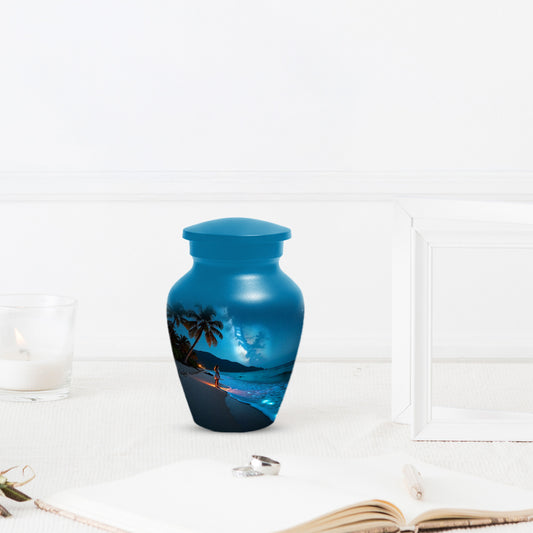 Tropical Beach Urn for Mom – Personalized Urn for Mom| Beautiful Cremation Urns for Women