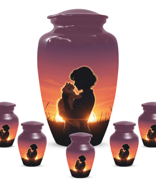 Cat Urn for Mom & Women | Beautiful Cat Cremation Urn for Female Ashes
