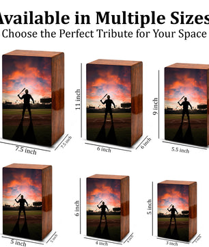 Baseball Urn For Human Ashes – Memorial Keepsake Urns for Male