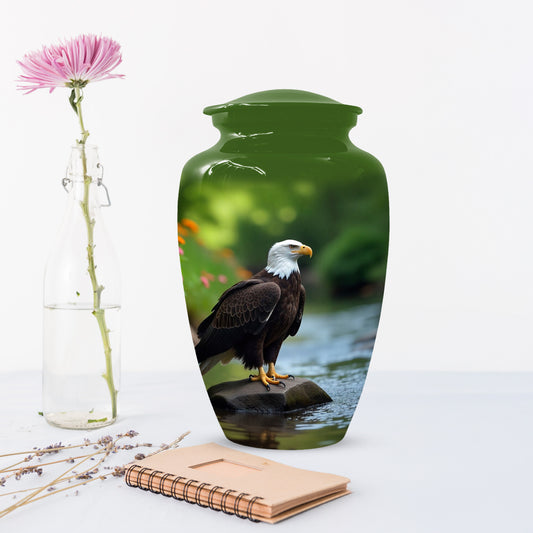 Eagle Urn for Human Ashes | Majestic Eagle Adult Cremation Urn | Memorial Funeral Urn