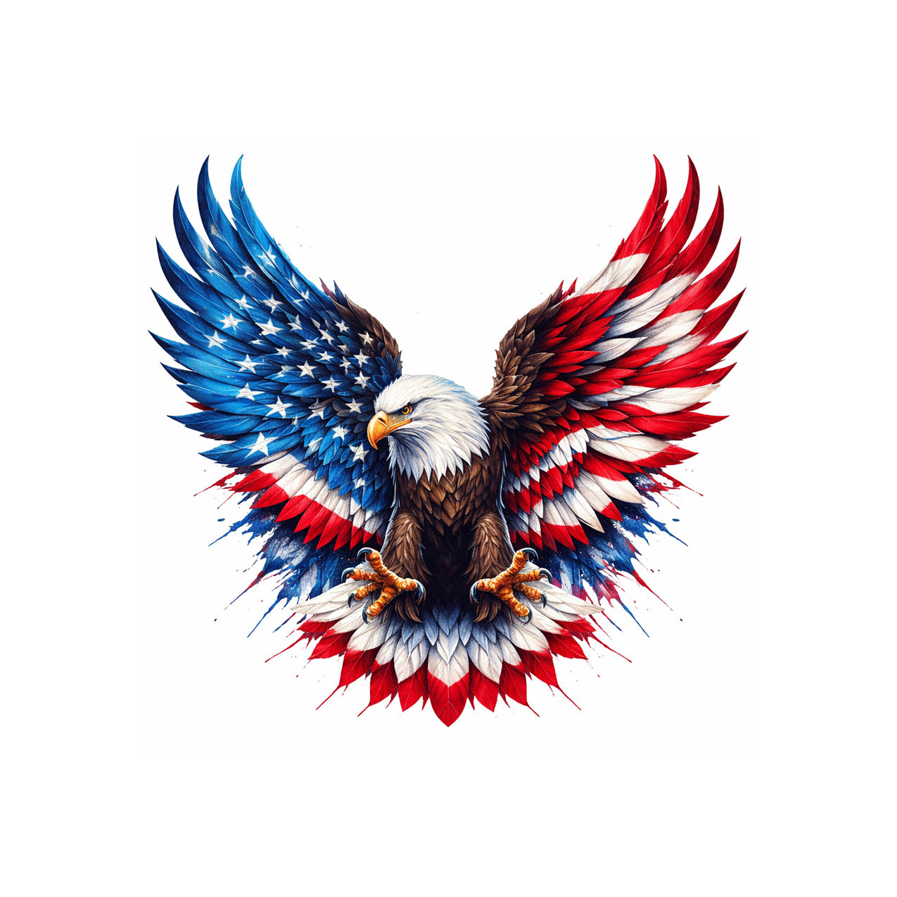 Eagle Urn for Human Ashes - American Flag Memorial Urns for Dad | Patriotic Cremation Keepsake for Men