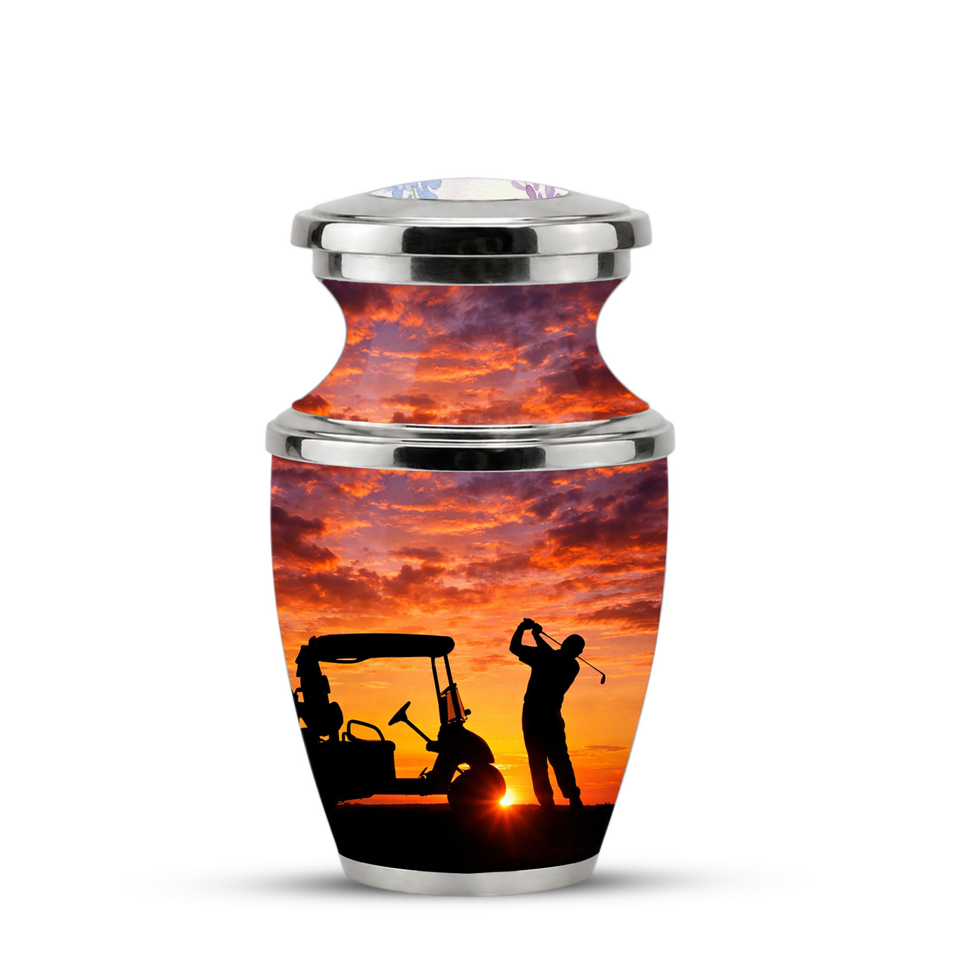 Golf Cremation Urn for Dad - Custom Golf Ashes Urn for Men