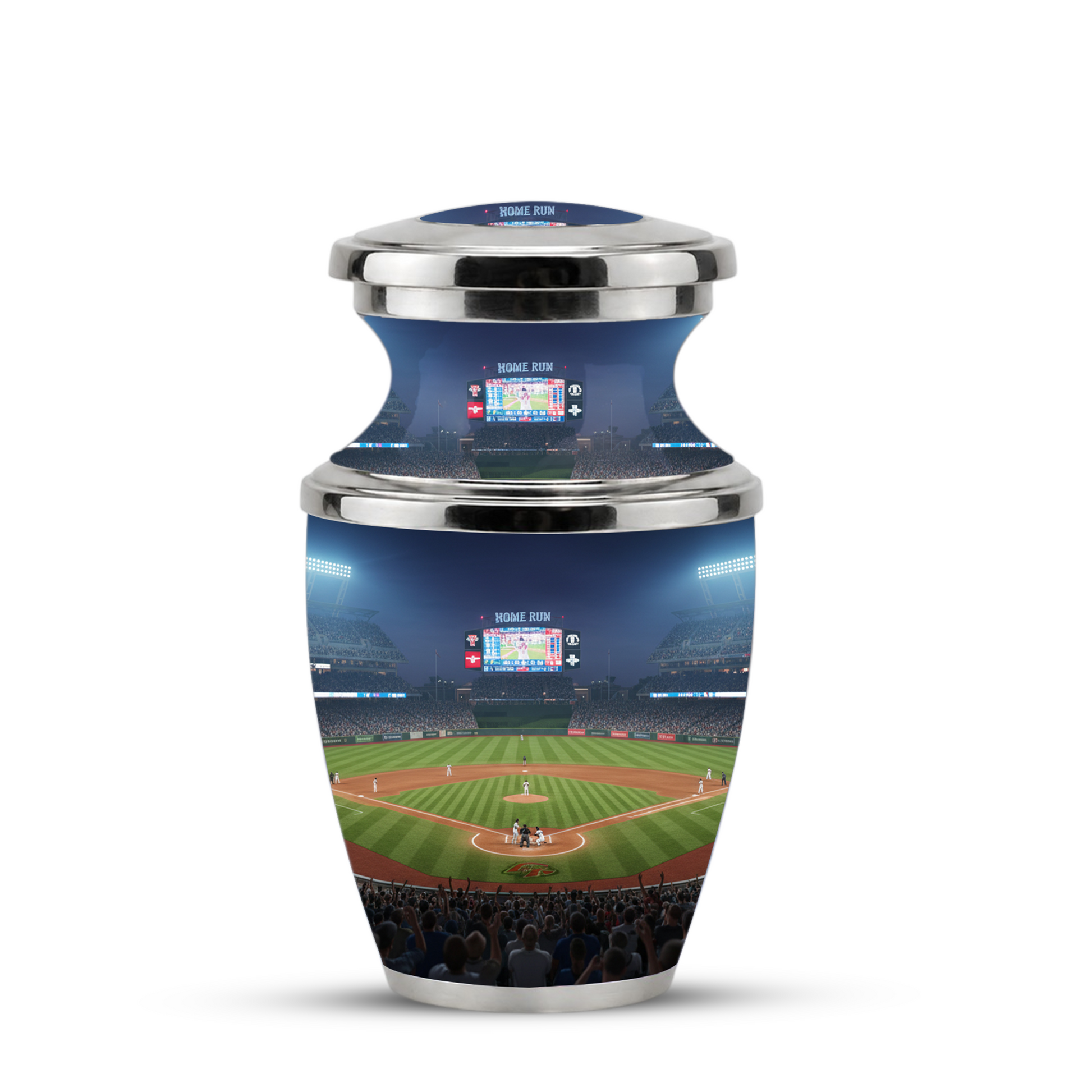 Baseball Stadium Cremation Urn for Dad, Personalized Urn for Human Ashes Male