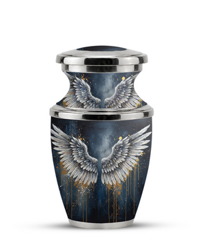 Angel Wings Cremation Urn for Mom & Dad, Guardian Angel Urn for Human Ashes