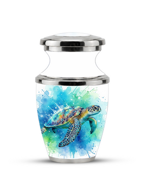 Sea Turtle Cremation Urn for Human Ashes, Personalized Urn for Human Ashes