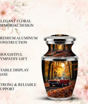 Classic Car Cremation Urn for Dad & Mom, Custom Car Urn for Human Ashes