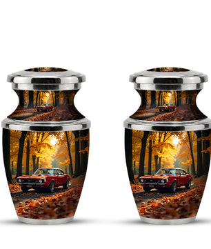 Classic Car Cremation Urn for Dad & Mom, Custom Car Urn for Human Ashes