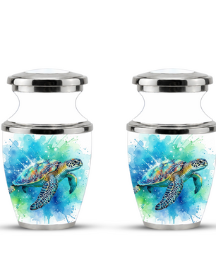 Sea Turtle Cremation Urn for Human Ashes, Personalized Urn for Human Ashes