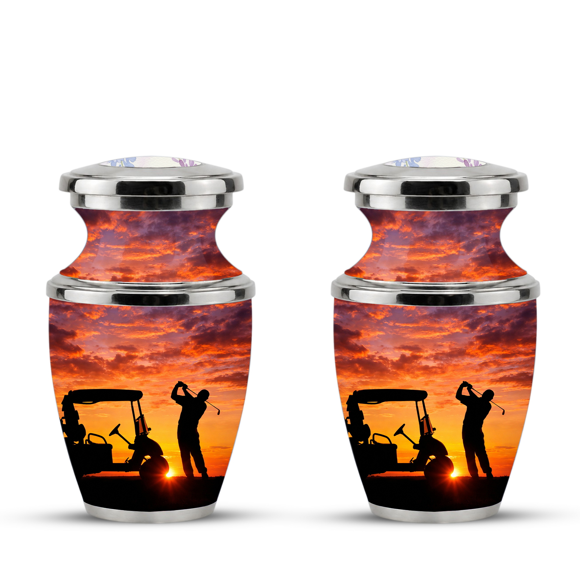 Golf Cremation Urn for Dad - Custom Golf Ashes Urn for Men