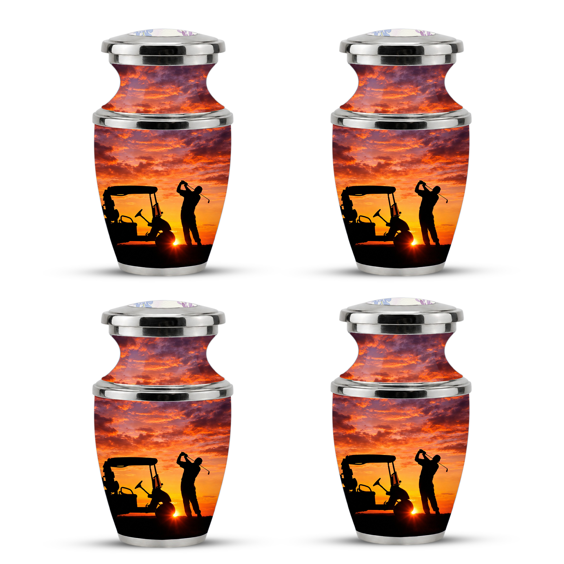 Golf Cremation Urn for Dad - Custom Golf Ashes Urn for Men