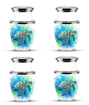Sea Turtle Cremation Urn for Human Ashes, Personalized Urn for Human Ashes
