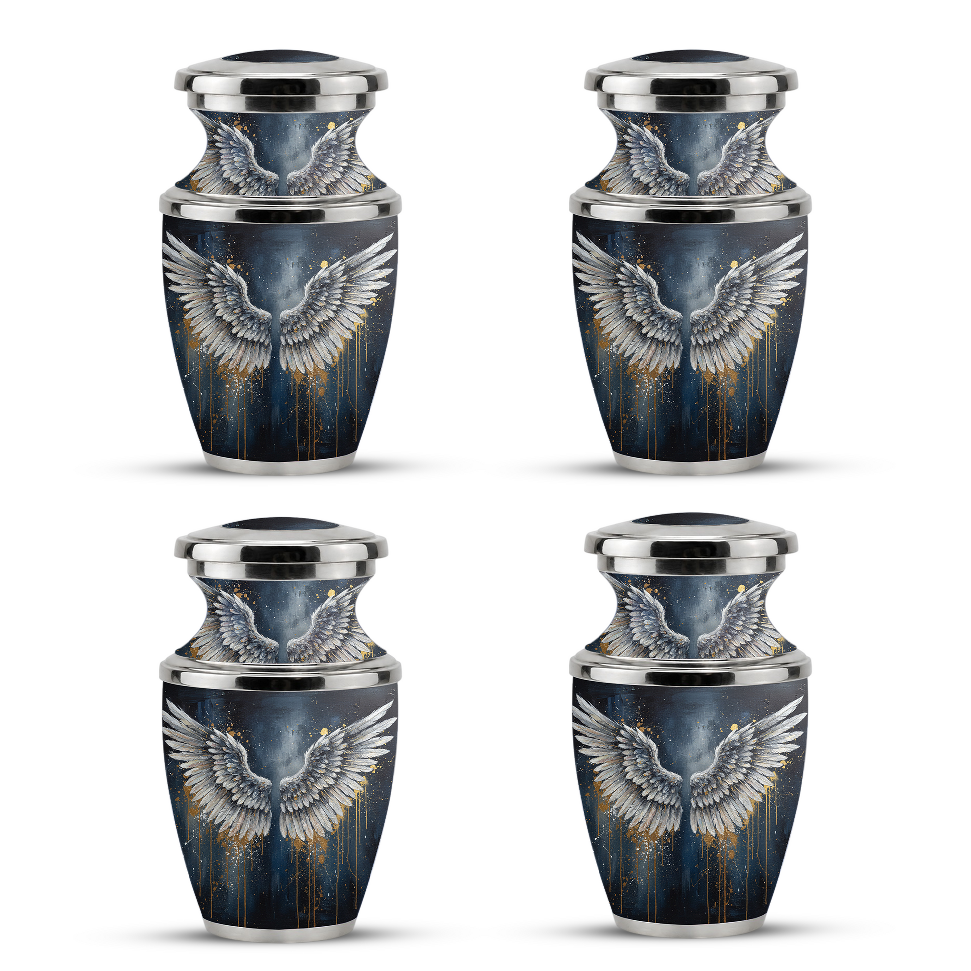 Angel Wings Cremation Urn for Mom & Dad, Guardian Angel Urn for Human Ashes