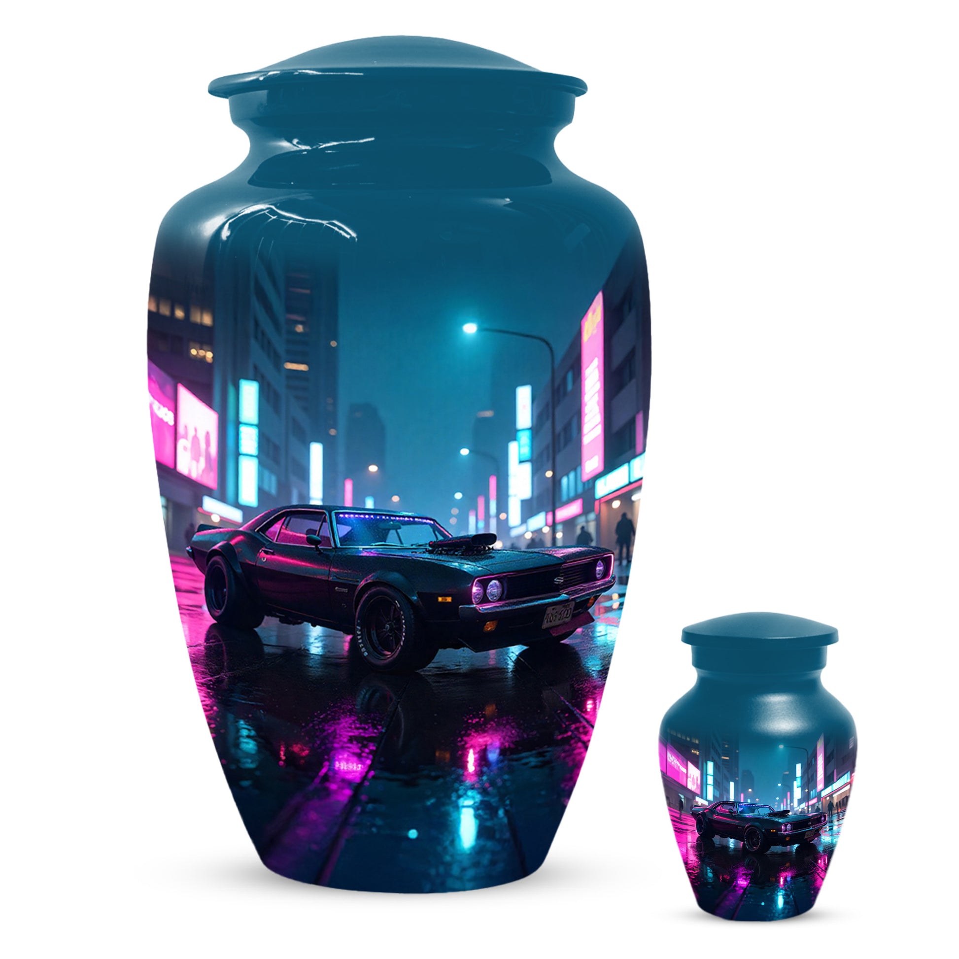 Classic Muscle Car Urn for Adult Ashes | Automotive Adult Cremation Urn